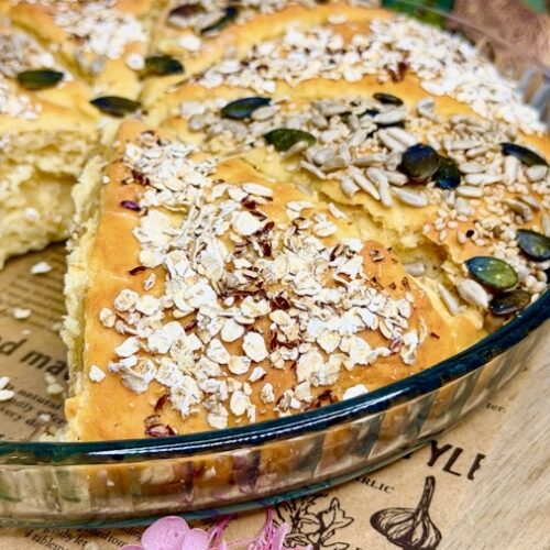 Skyr Brötchen - proteinreiche Körnerbrötchen einfach selber backen 8 Stück 2 Skyr Brötchen